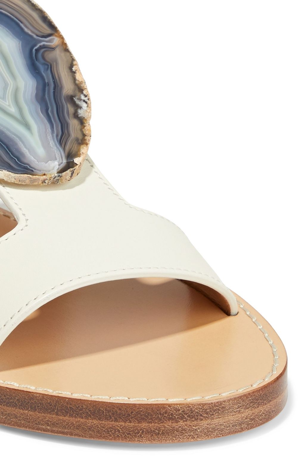 GABRIELA HEARST Hades embellished leather slides