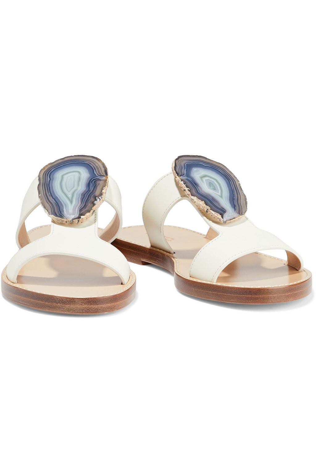 GABRIELA HEARST Hades embellished leather slides