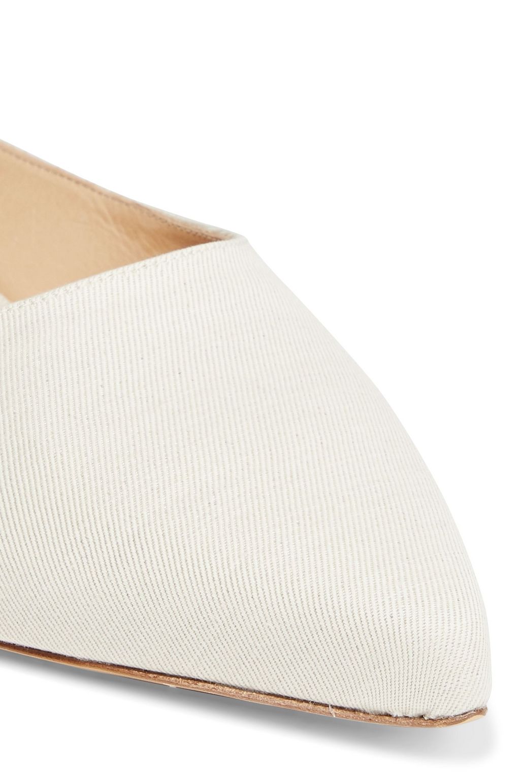 GABRIELA HEARST Martin linen wedge slippers