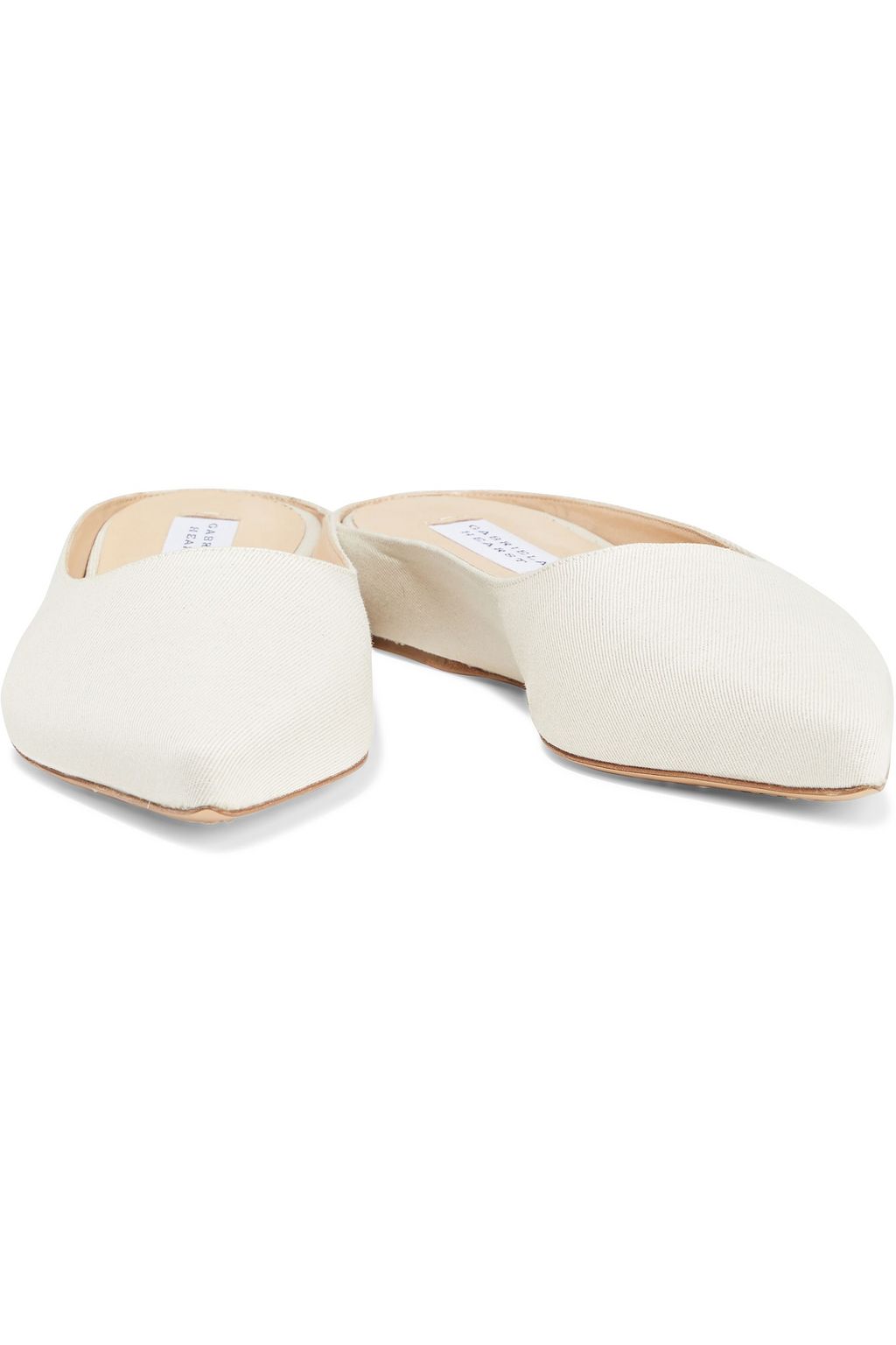 GABRIELA HEARST Martin linen wedge slippers