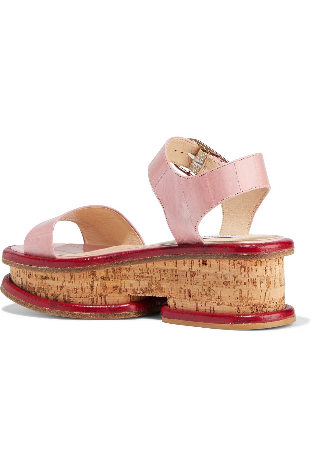 GABRIELA HEARST Bradley glossed-eel platform sandals