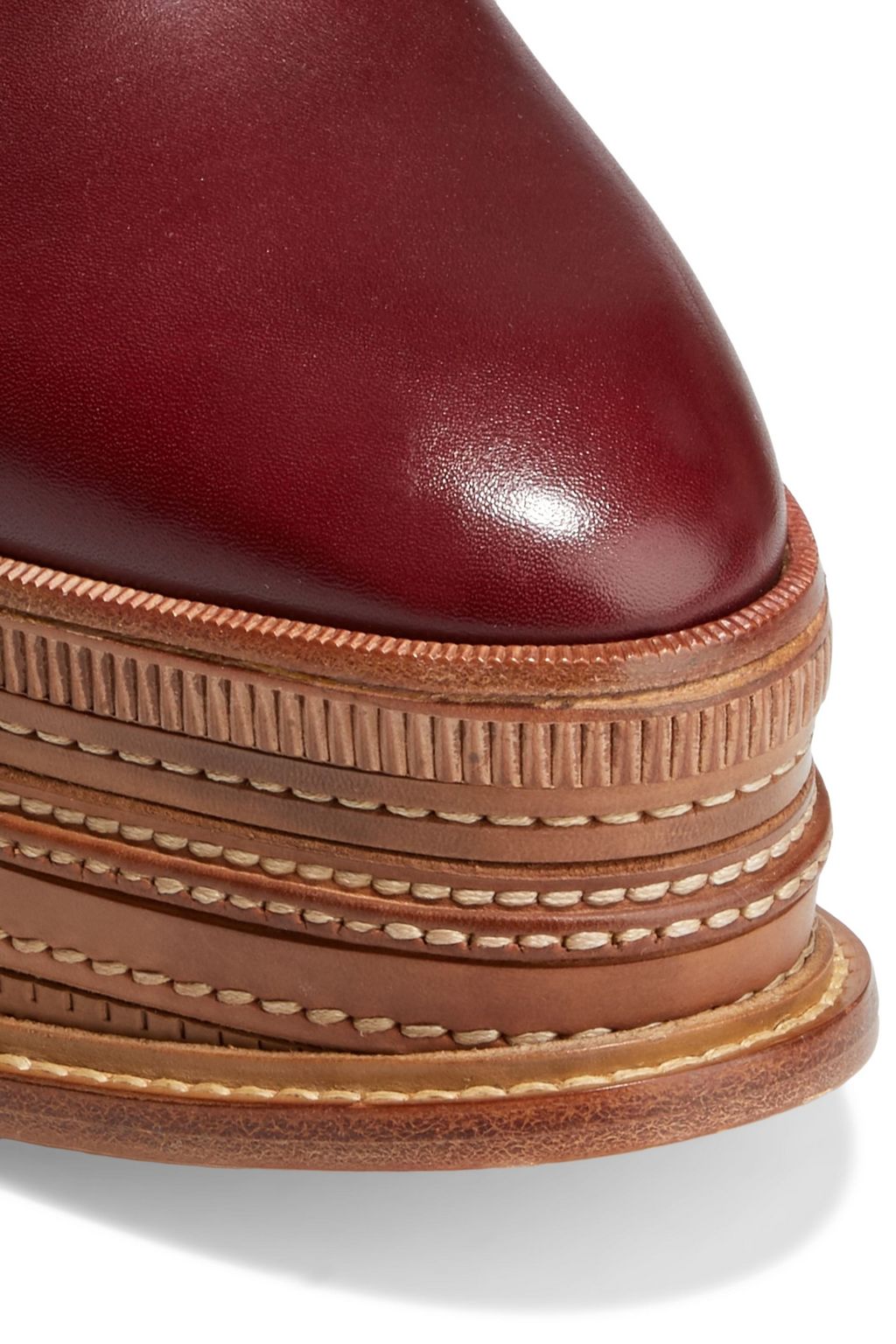 GABRIELA HEARST Pereida leather platform brogues