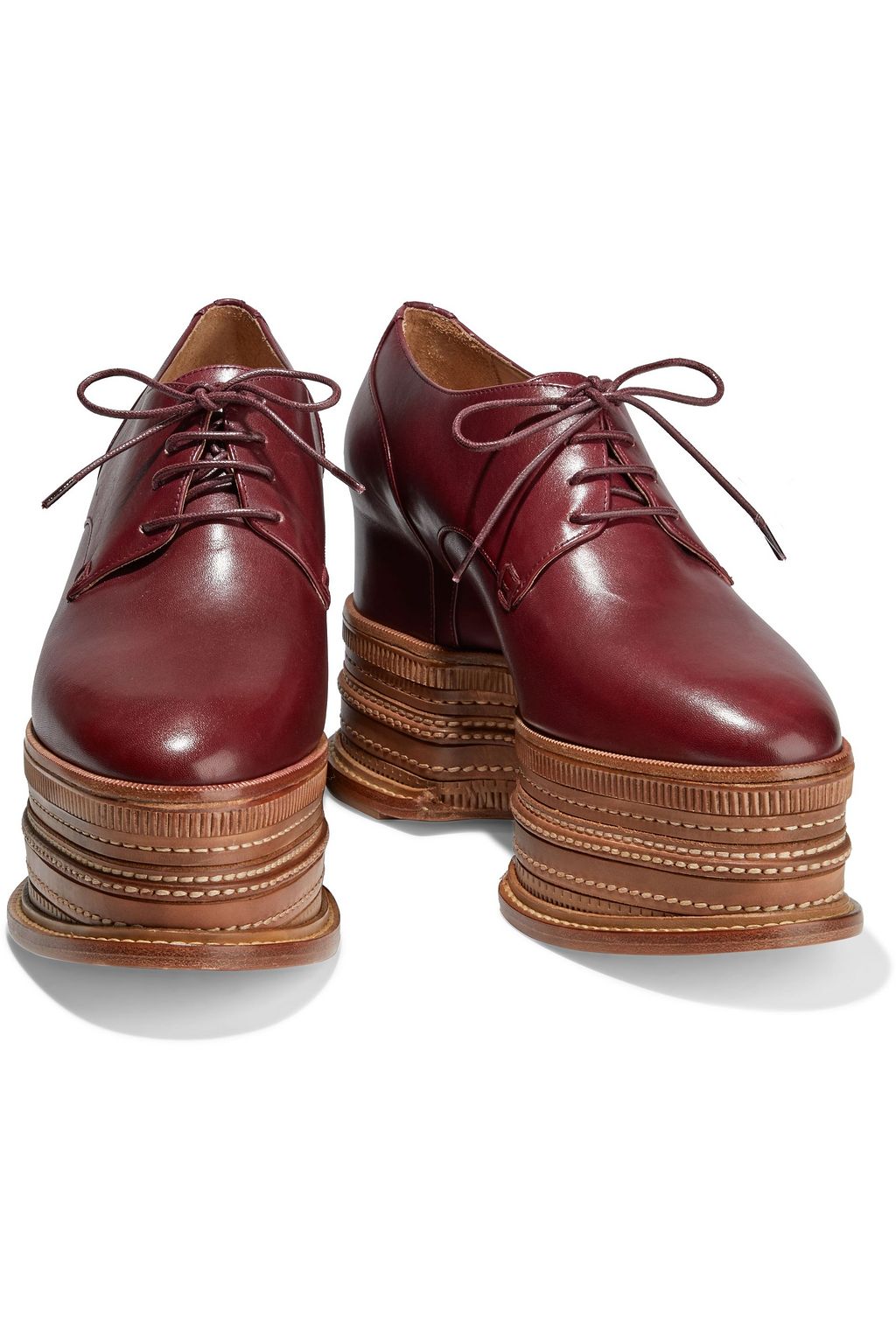 GABRIELA HEARST Pereida leather platform brogues