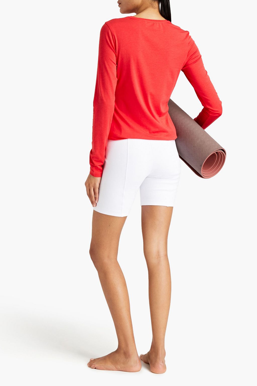 ERNEST LEOTY Cecile Tencel-blend jersey top