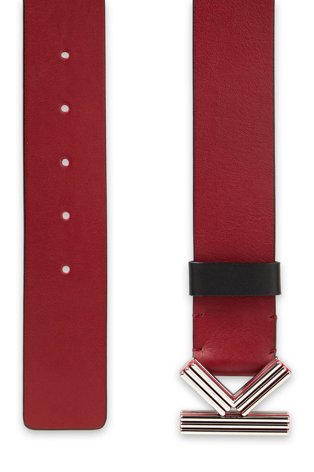 KENZO Logo-embellished leather belt