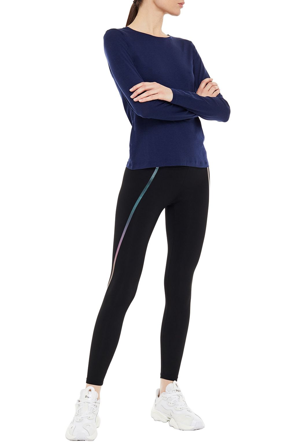 ERNEST LEOTY Cecile stretch-Tencel and cotton-blend jersey top