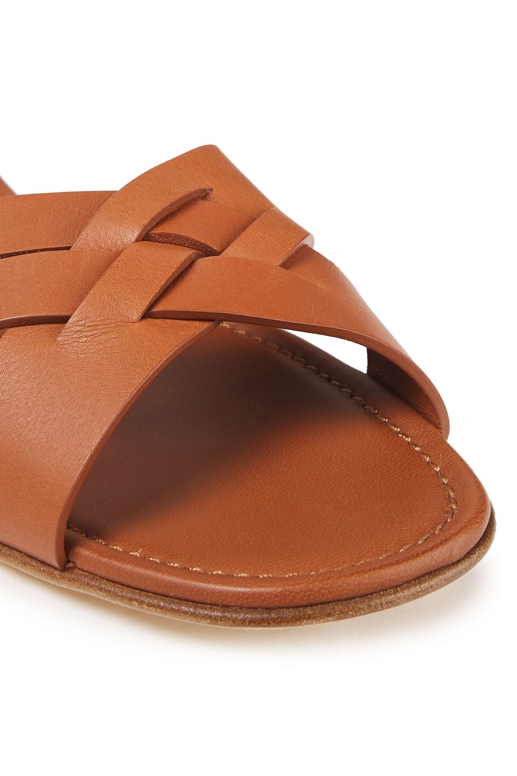 LORO PIANA Athena leather sandals