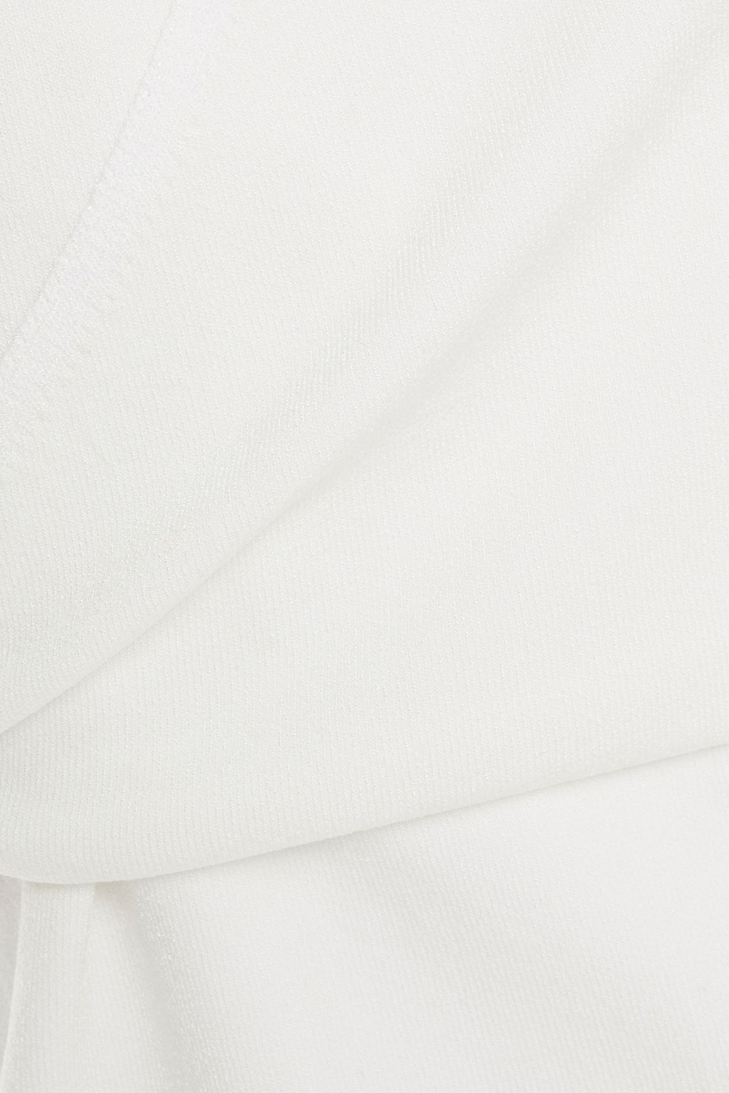 BOUTIQUE MOSCHINO Wrap-effect stretch-knit top