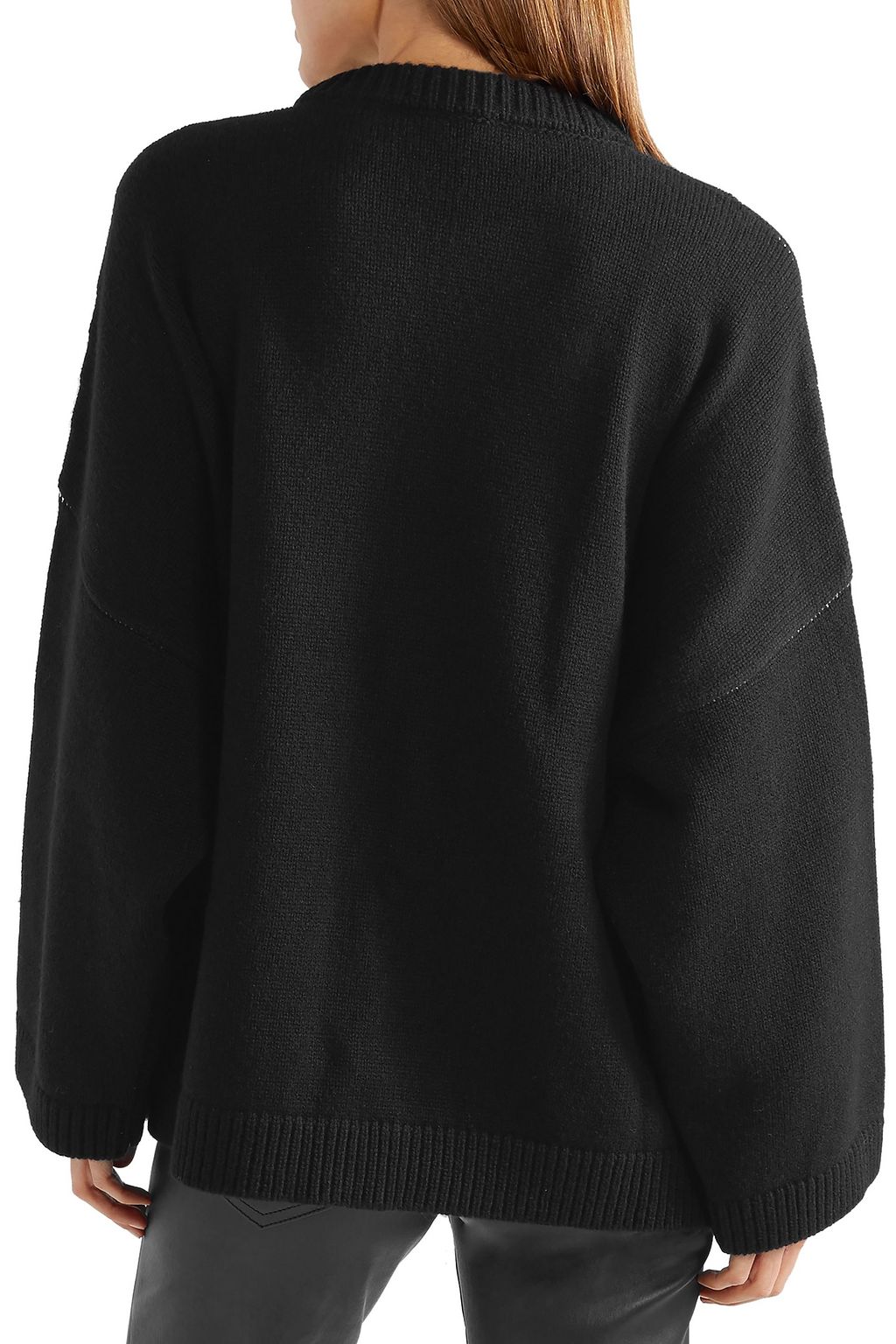 DOLCE&GABBANA Oversized intarsia cashmere sweater