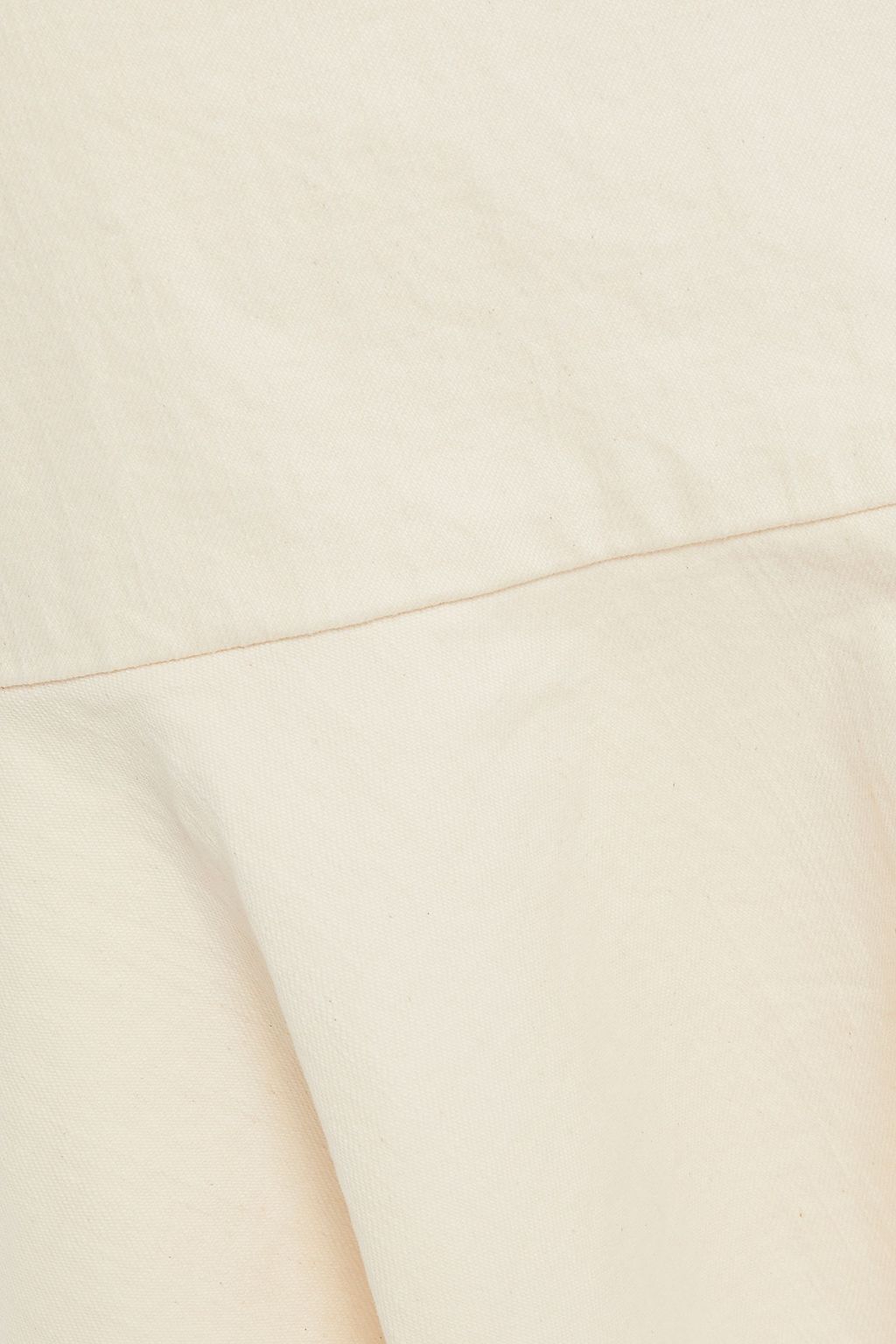VANESSA BRUNO Nazra fluted cotton-blend gabardine mini skirt