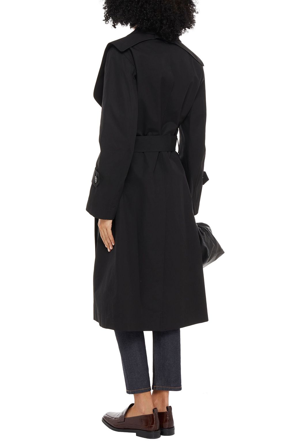 VICTORIA BECKHAM Double-breasted cotton-canvas trench coat