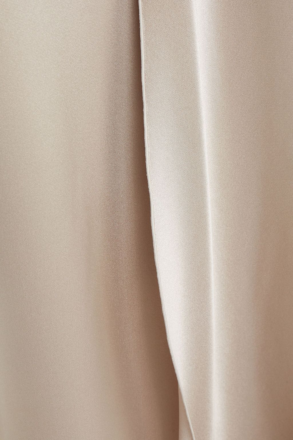 JOSEPH Asymmetric draped silk-charmeuse dress
