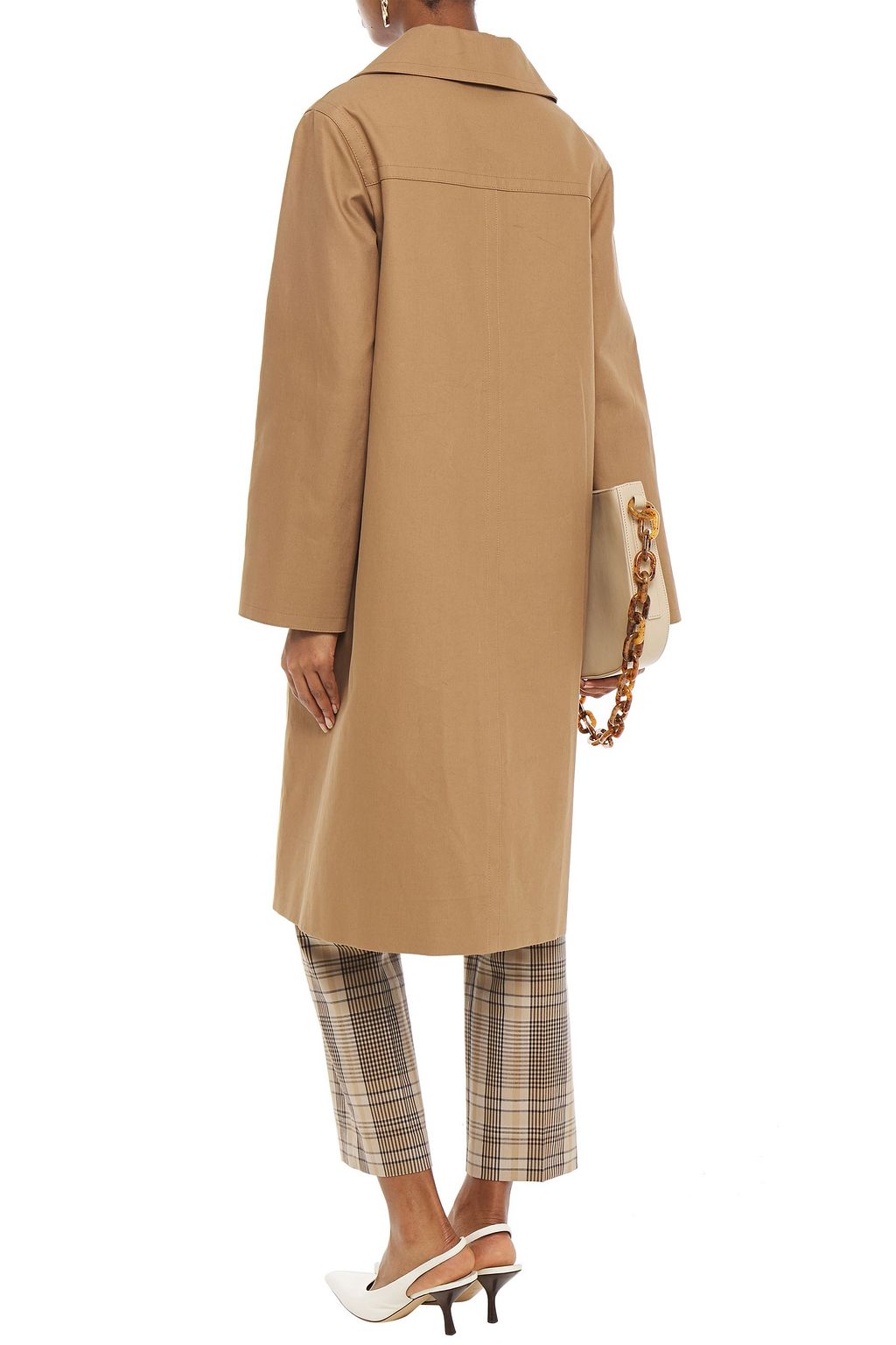VICTORIA BECKHAM Cotton-drill trench coat