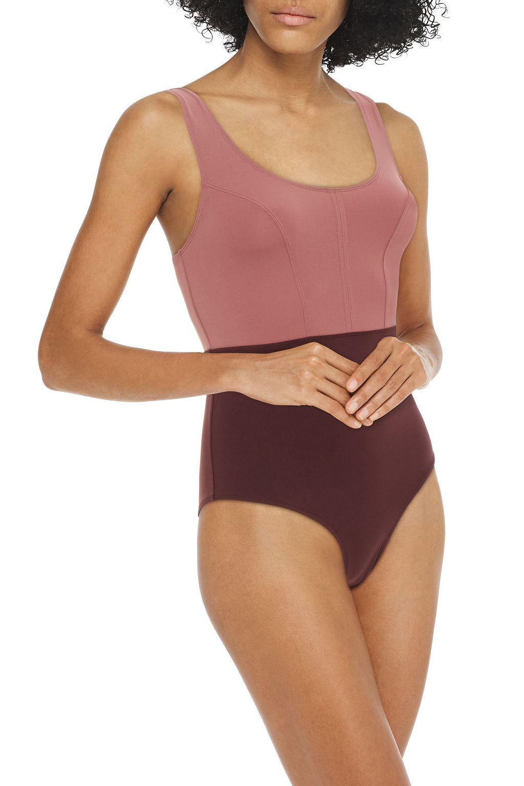 ERNEST LEOTY Victoire two-tone swimsuit