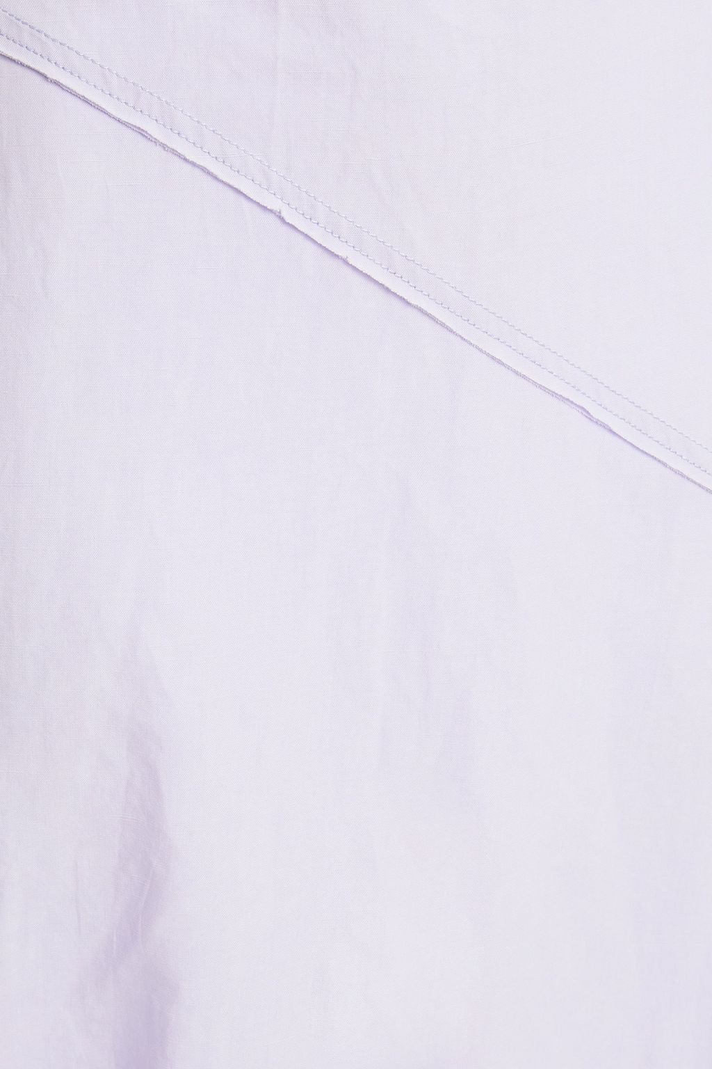 JOSEPH Flared paneled linen and cotton-blend maxi skirt