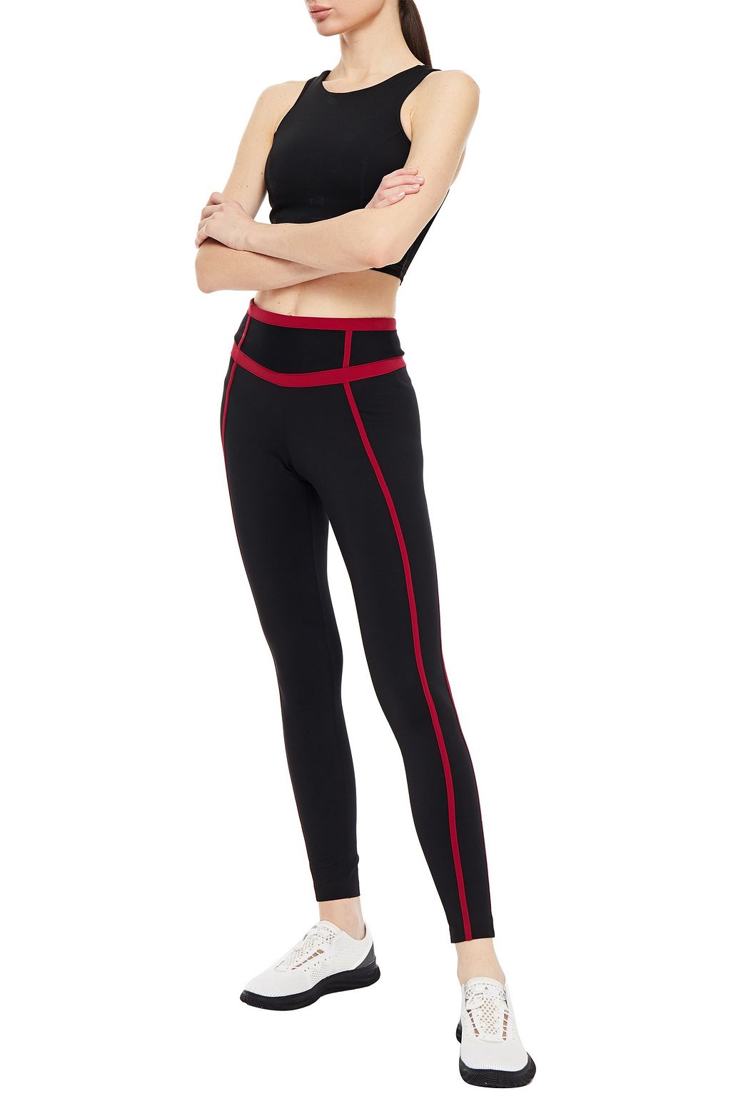 ERNEST LEOTY Mara stretch-mesh and jersey leggings