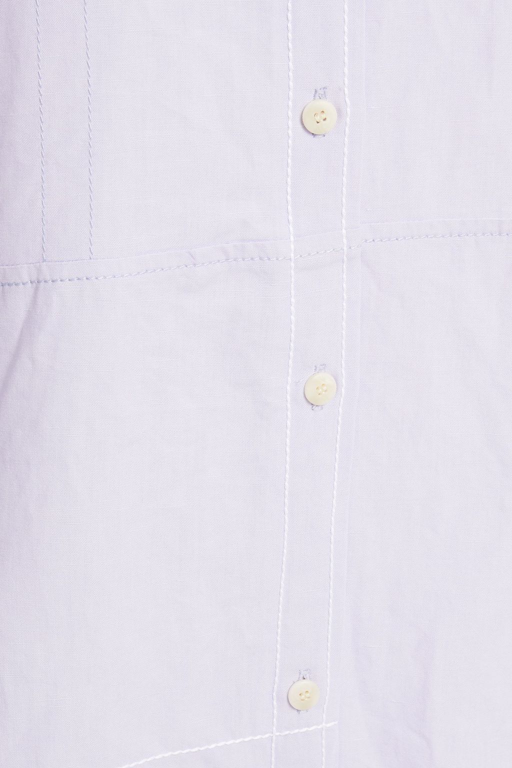 JOSEPH Asymmetric linen and cotton-blend dress