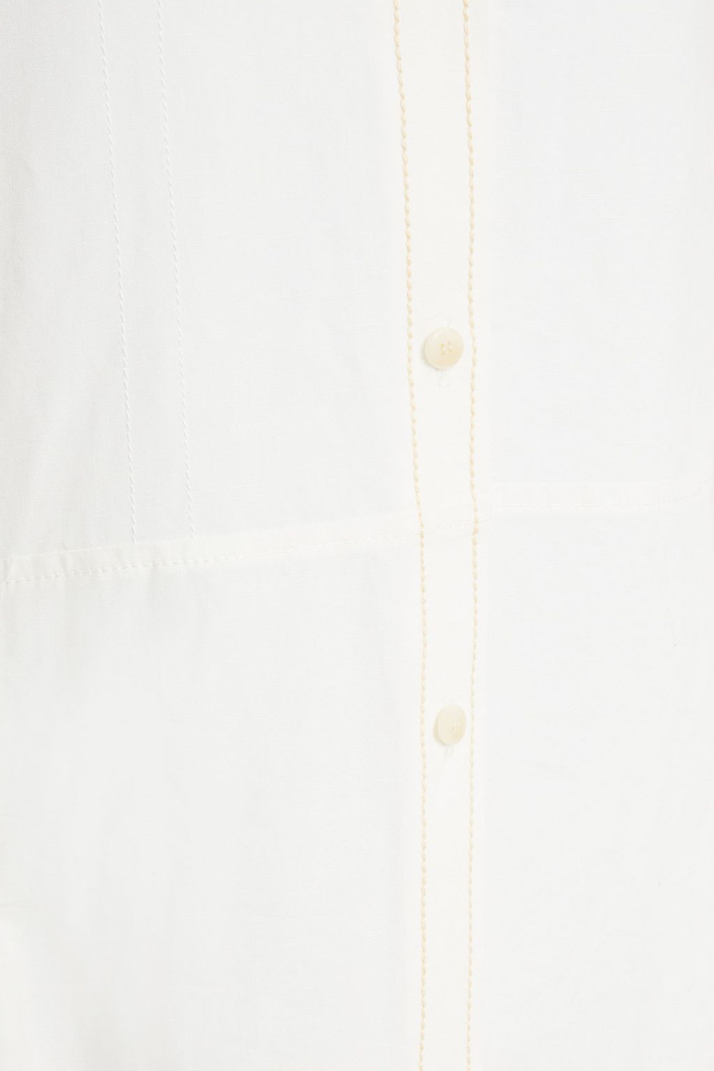 JOSEPH Asymmetric linen and cotton-blend dress
