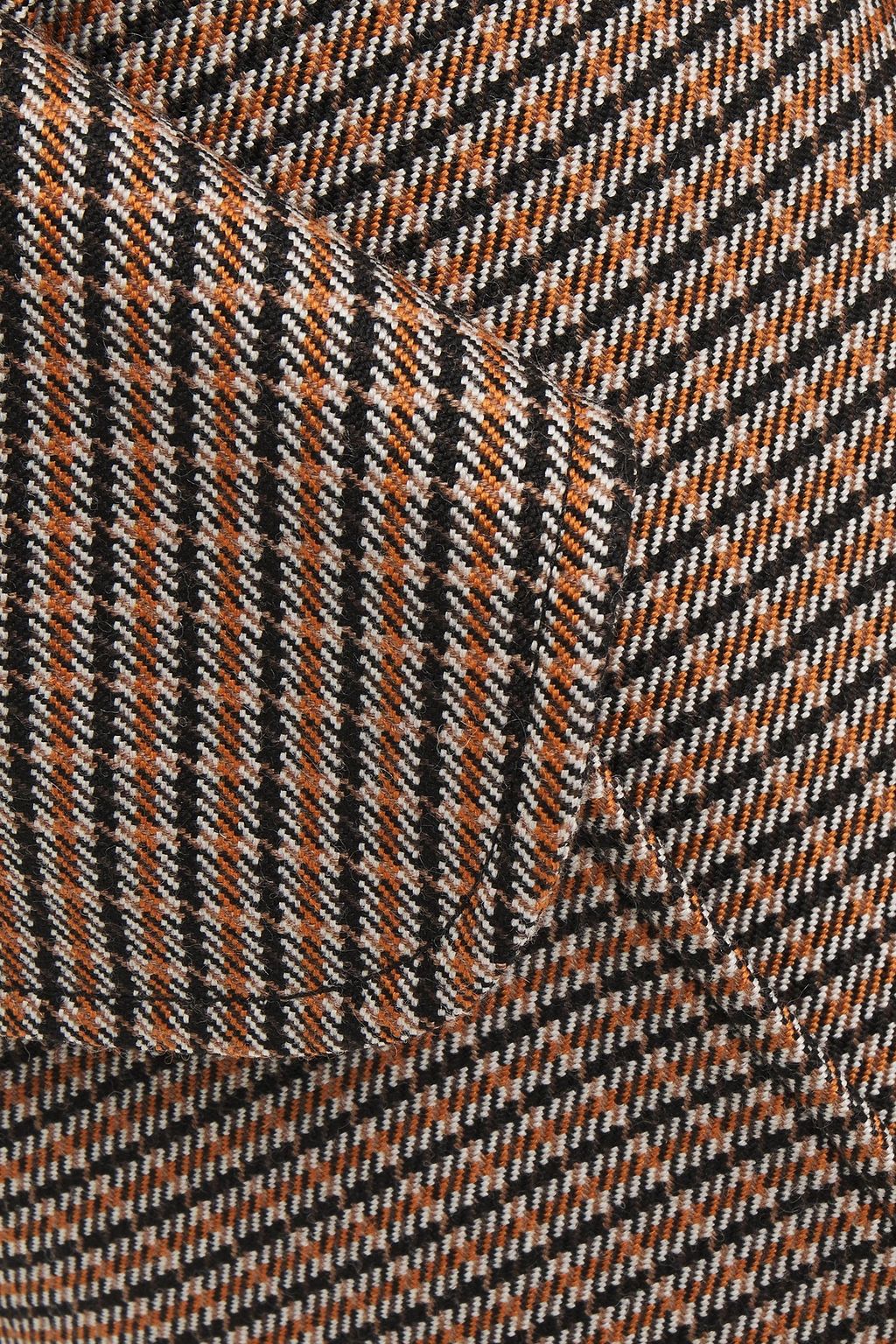 VICTORIA BECKHAM Checked wool coat