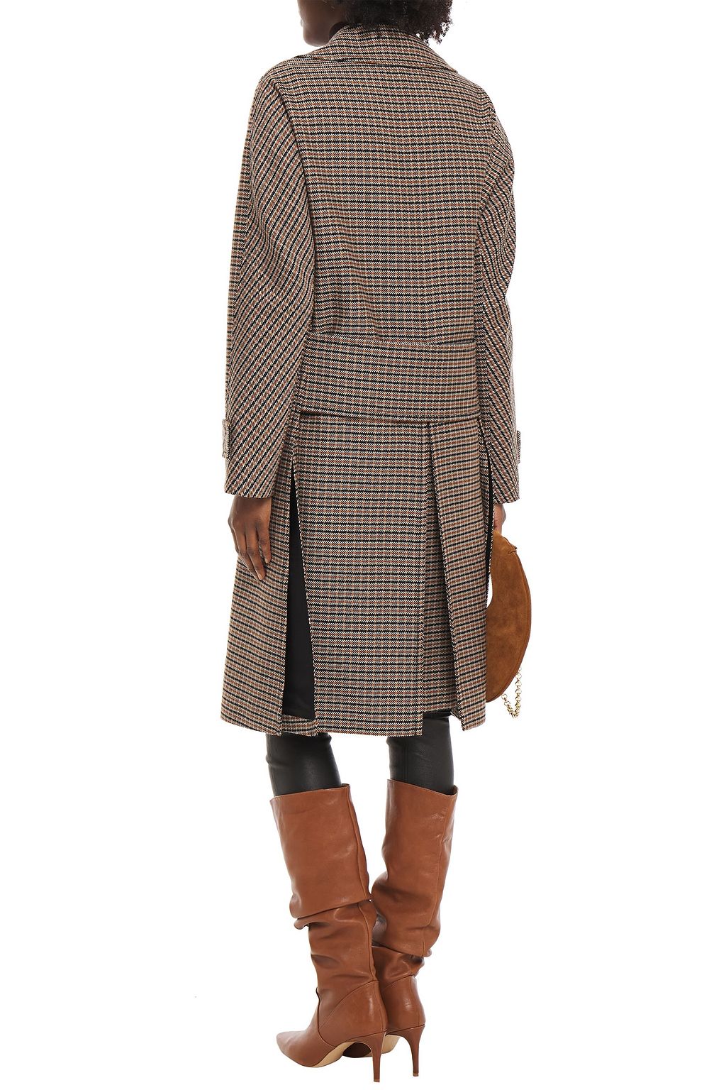 VICTORIA BECKHAM Checked wool coat