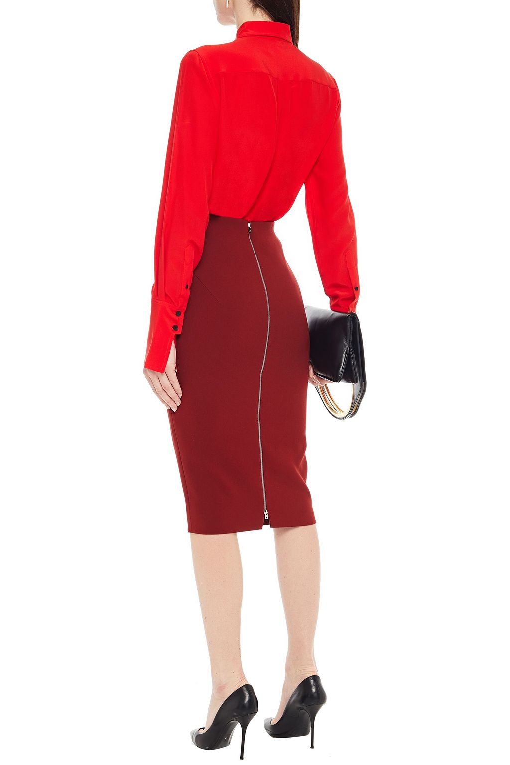 VICTORIA BECKHAM Crepe pencil skirt