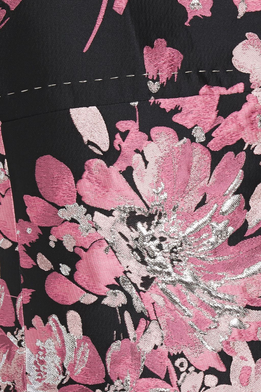 DOLCE&GABBANA Flared metallic brocade mini dress