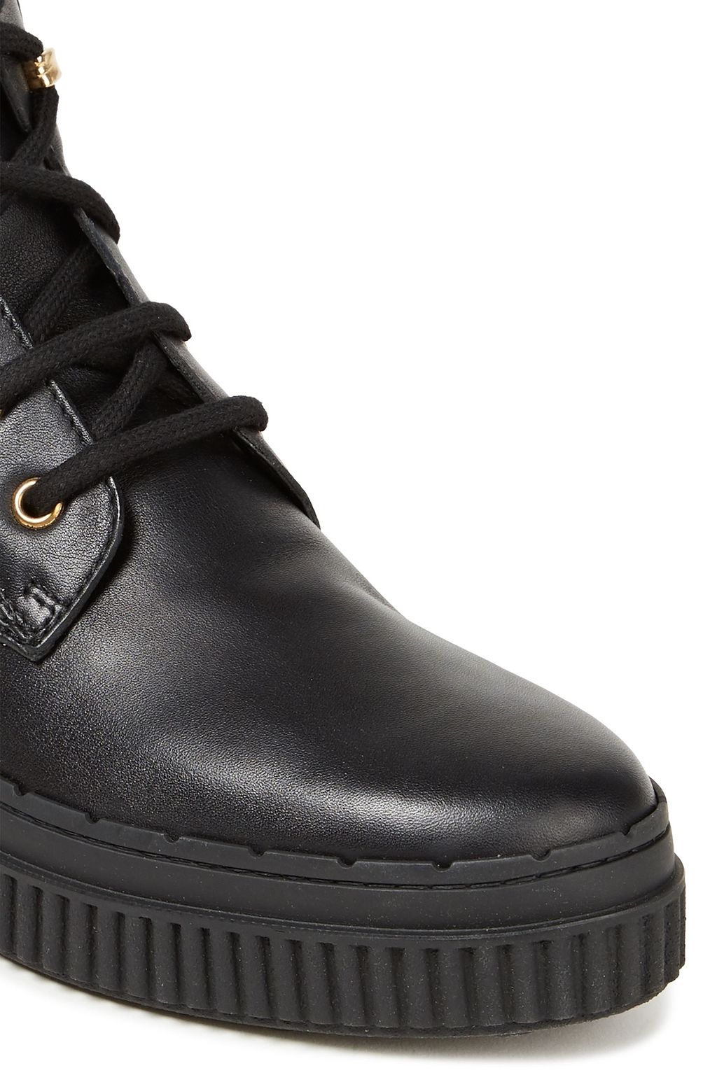 TOD'S Quilted leather combat boots