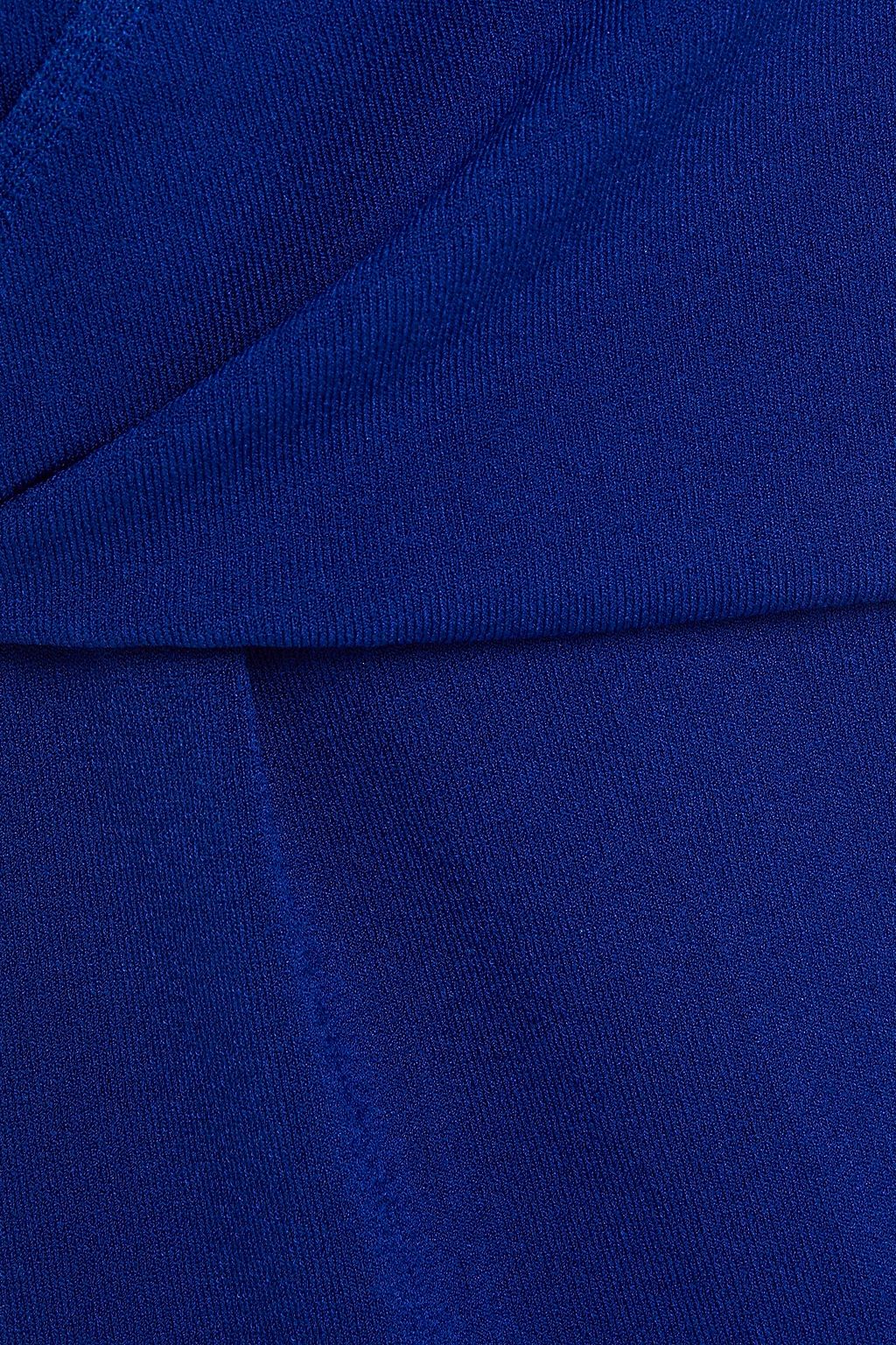 BOUTIQUE MOSCHINO Gathered stretch-knit dress