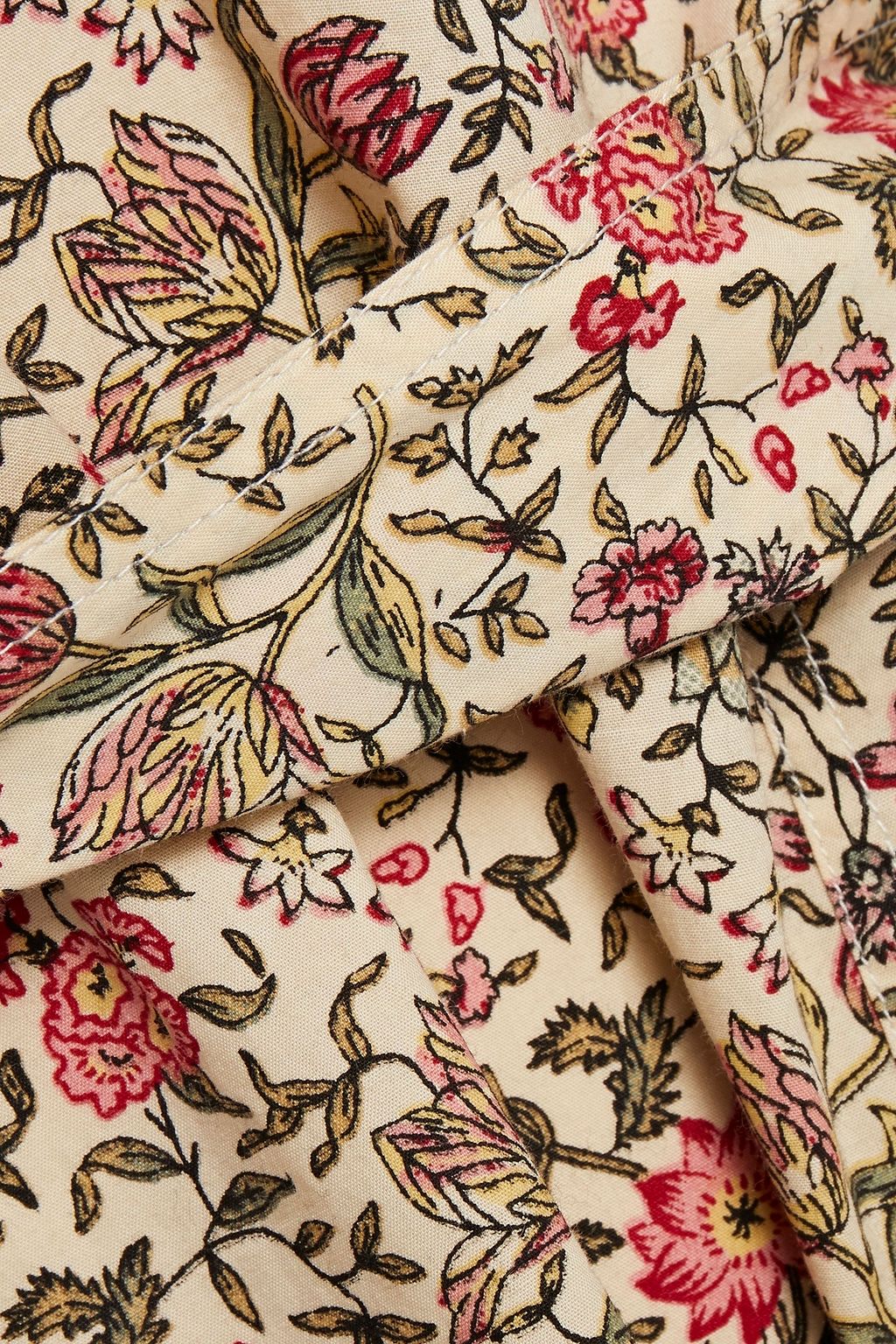 VANESSA BRUNO Neo floral-print cotton-poplin top