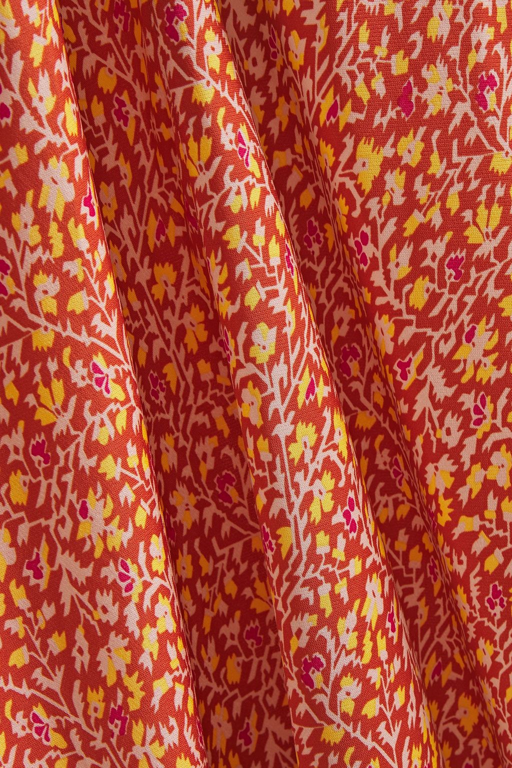 VANESSA BRUNO Printed twill midi skirt