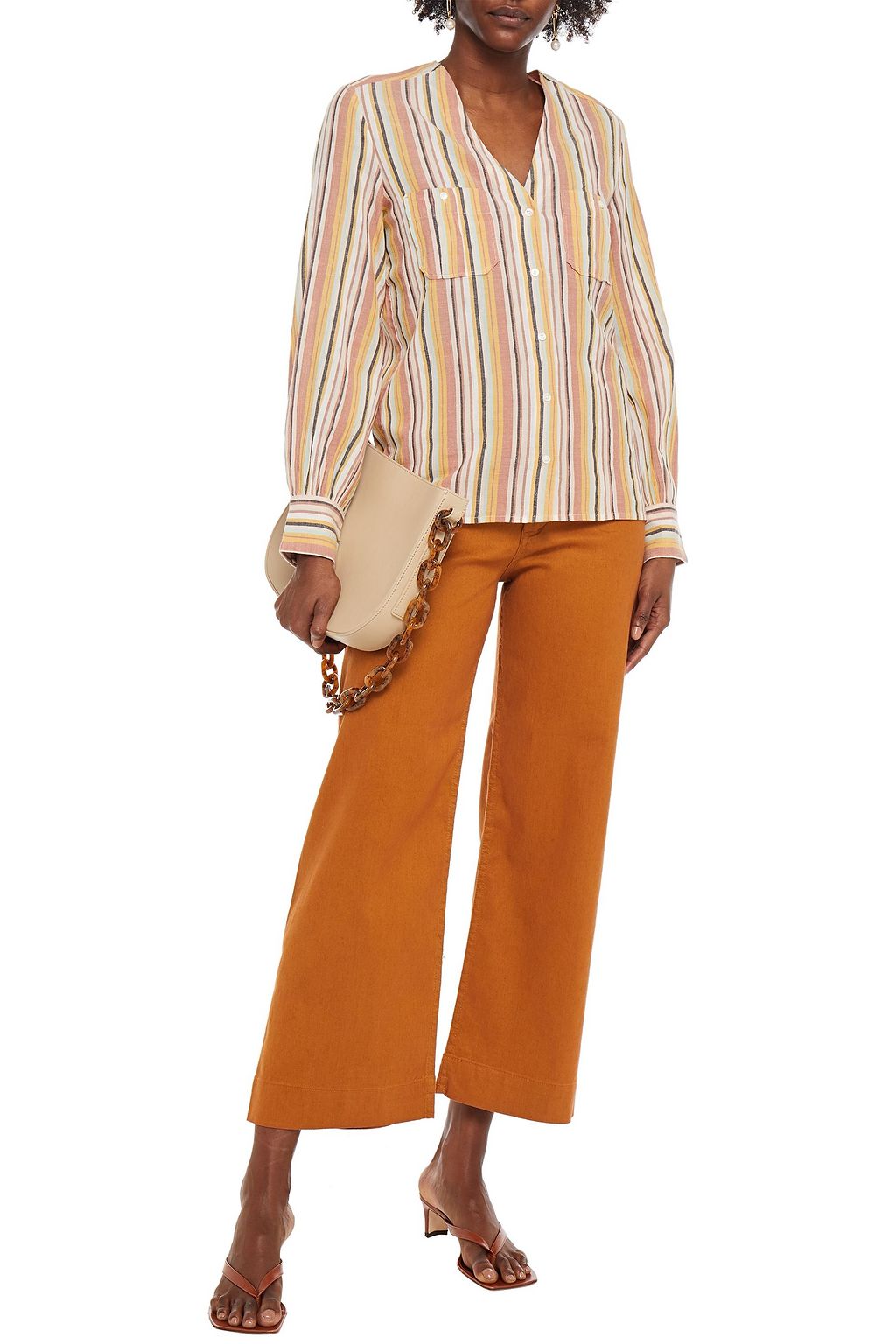 VANESSA BRUNO Molly high-rise wide-leg jeans