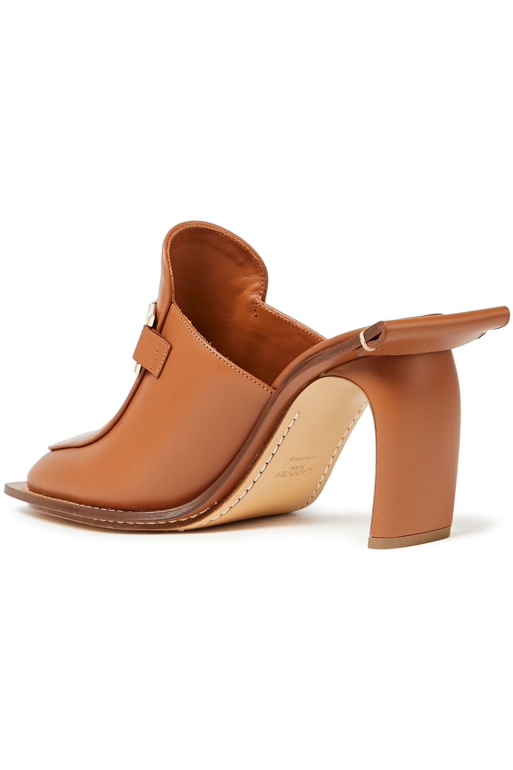 LANVIN Embellished leather mules