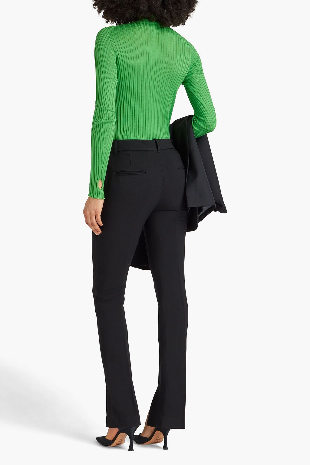 VICTORIA BECKHAM Twill slim-leg pants