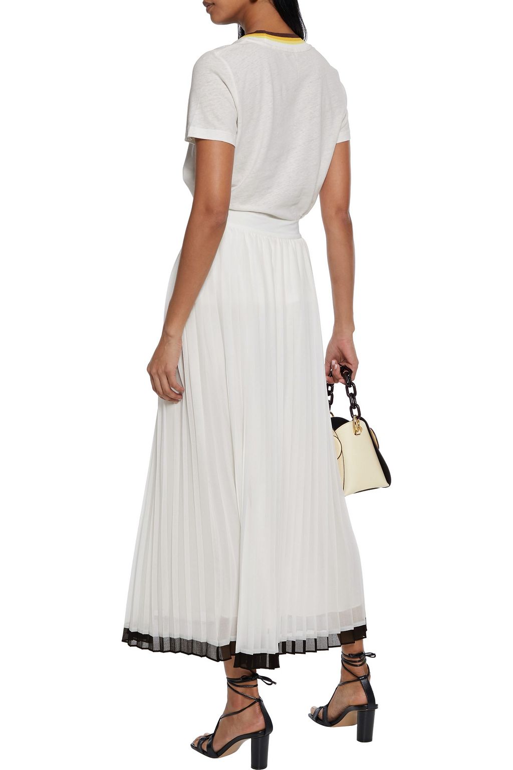 zimmermann shirred pleat midi
