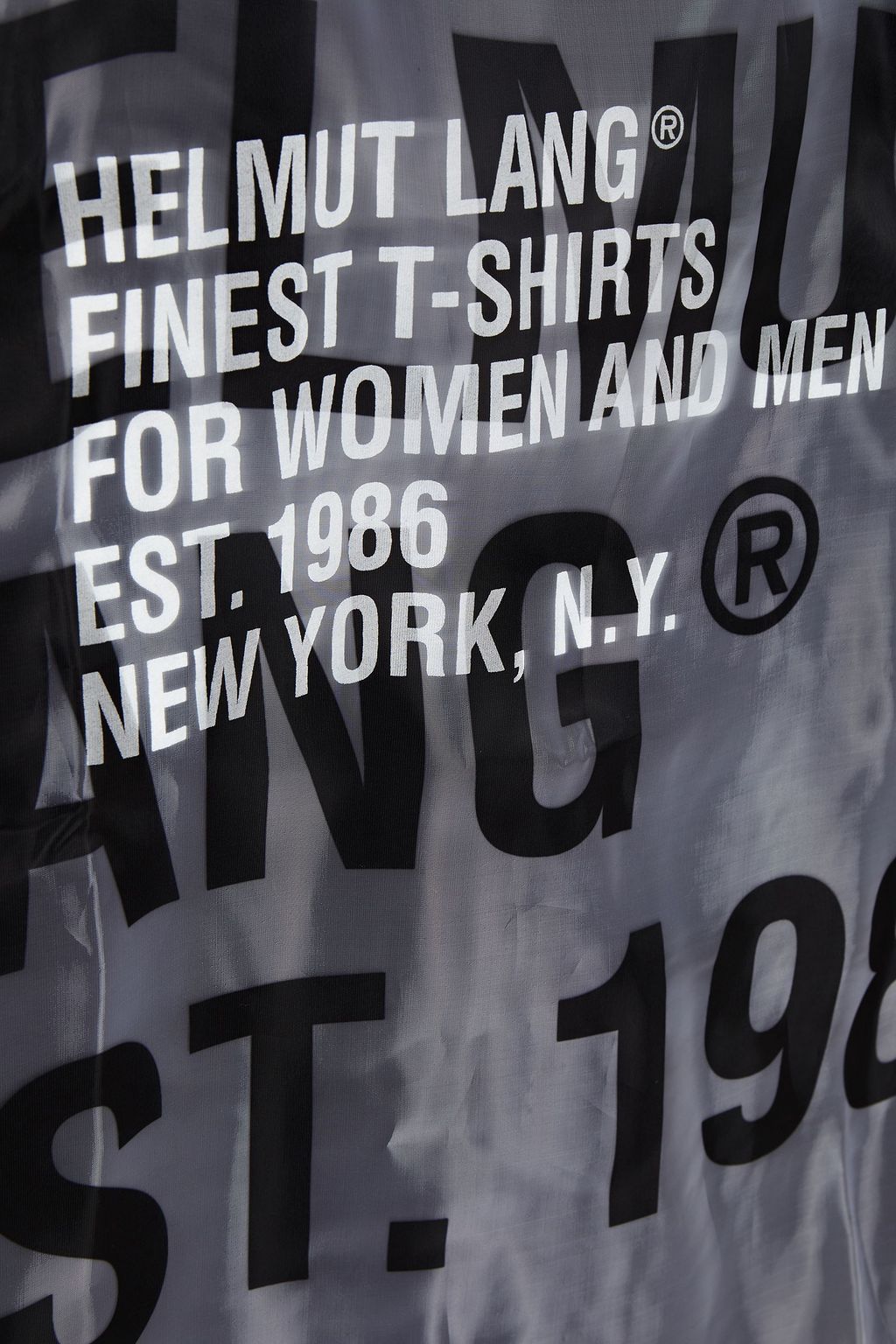HELMUT LANG Layered printed organza and cotton-jersey tank