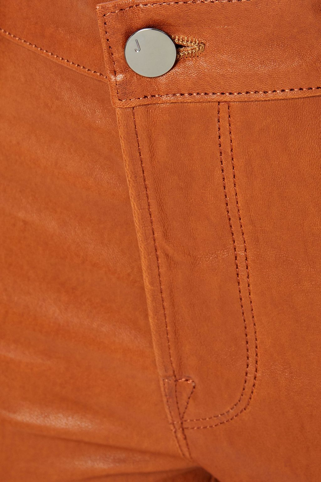 J BRAND Stretch-leather skinny pants