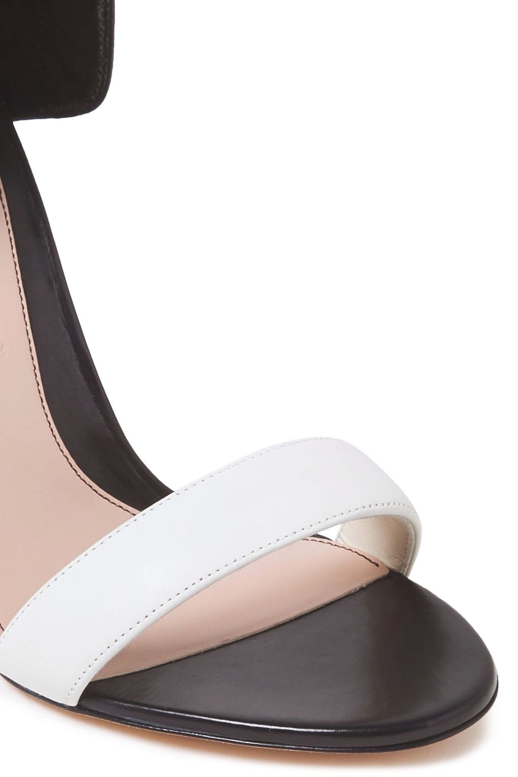 MCQUEEN Two-tone leather sandals