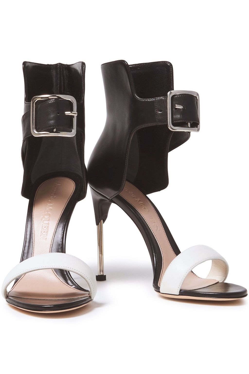 MCQUEEN Two-tone leather sandals