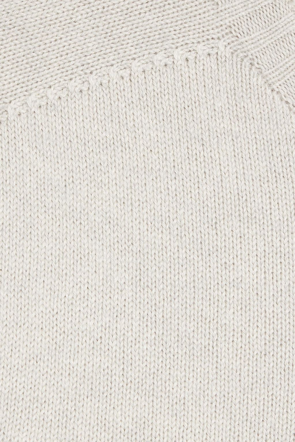 SUNSPEL Mélange cashmere and cotton-blend sweater