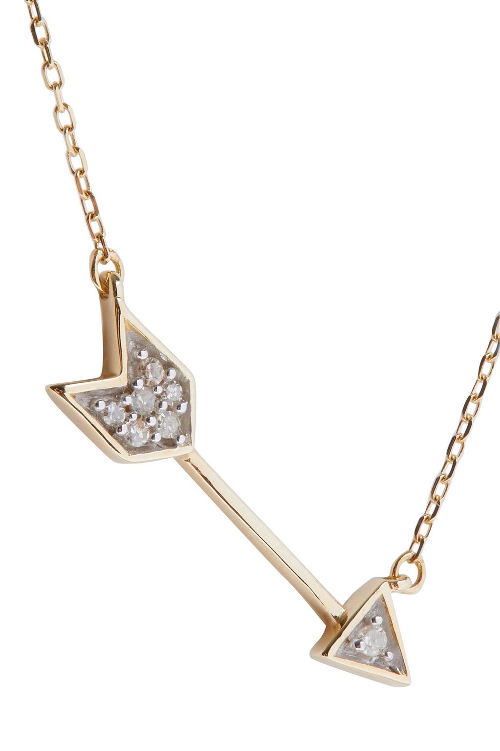 ADINA REYTER 14-karat gold diamond necklace