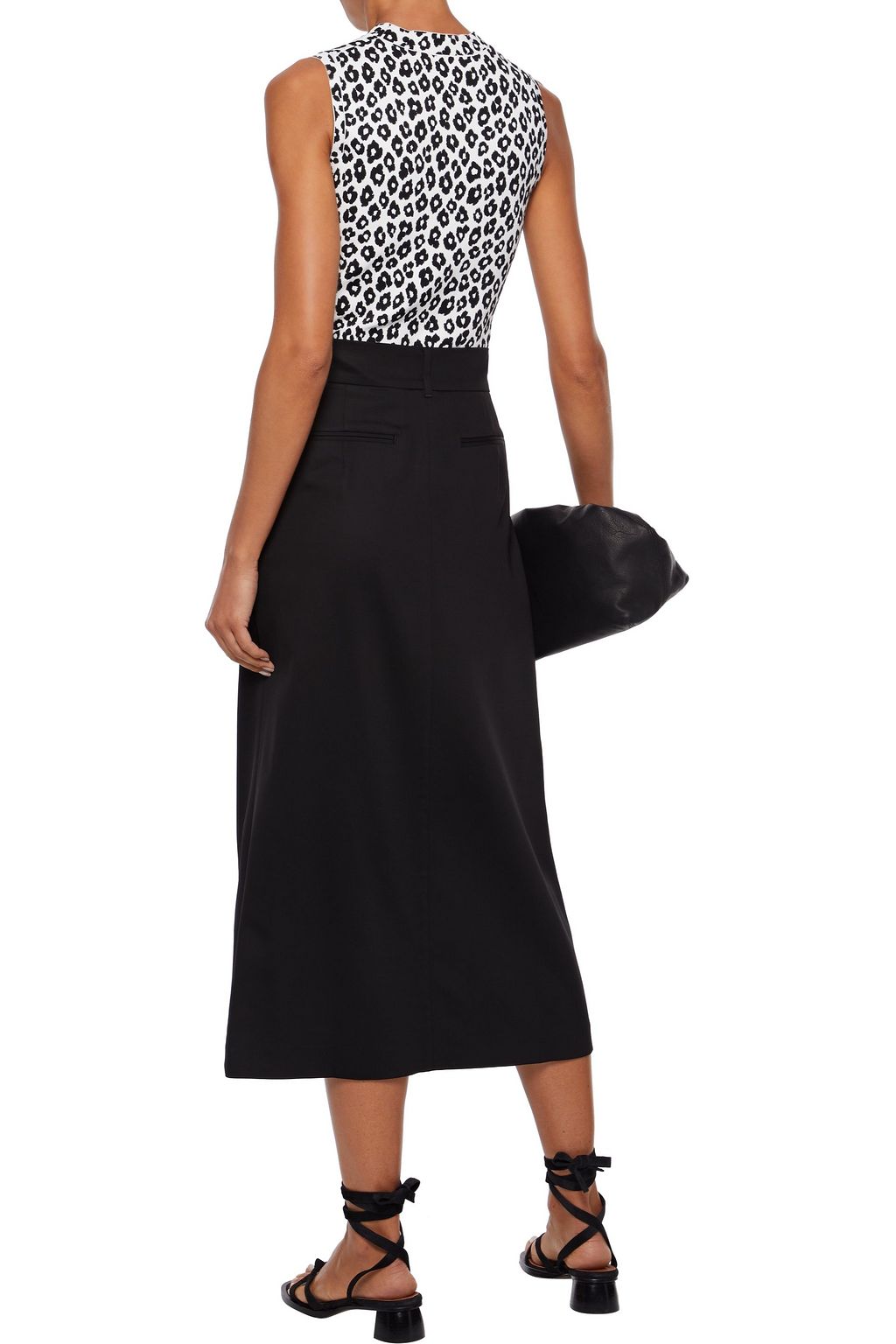 THEORY Jacquard-knit top