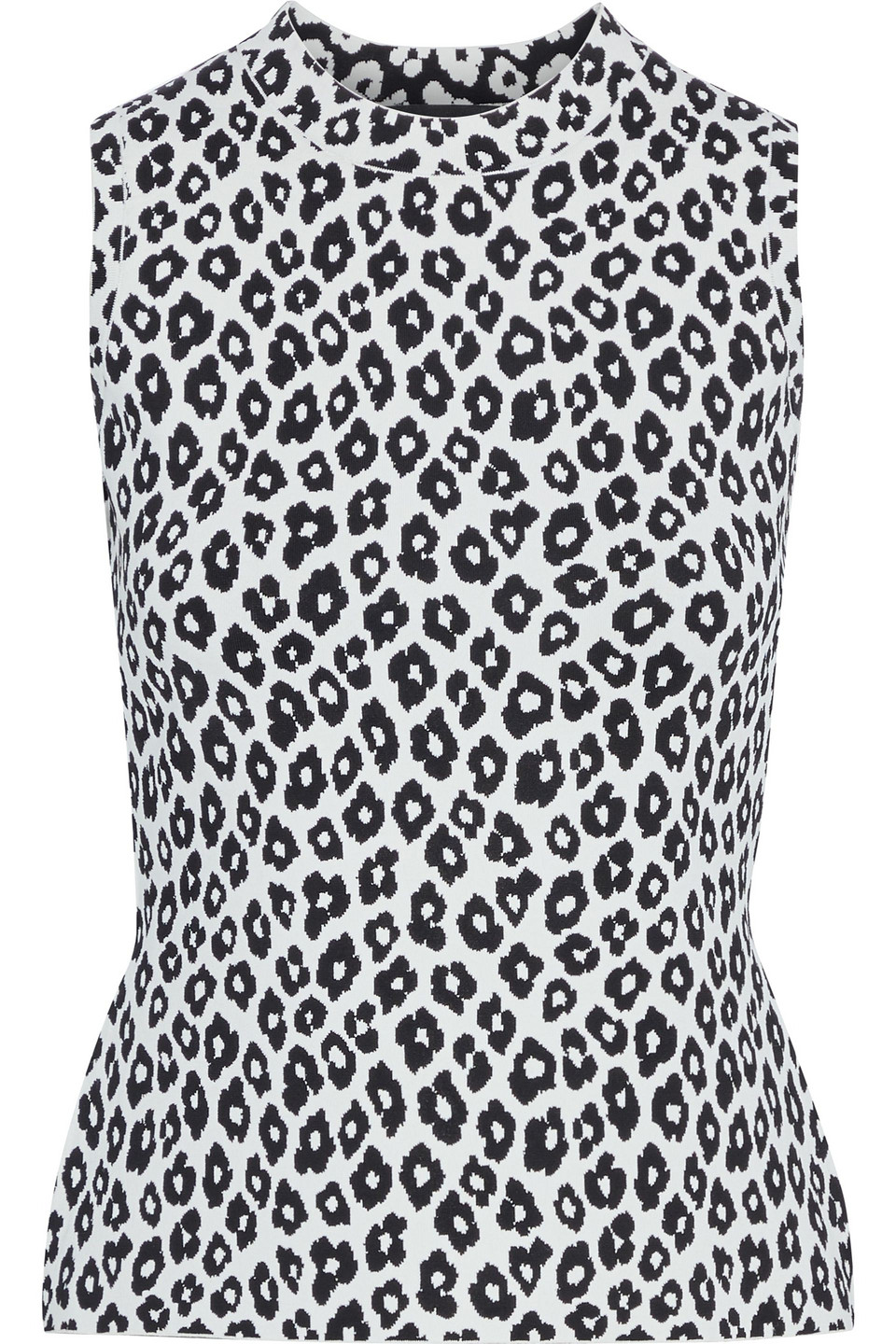 Jacquard-knit top