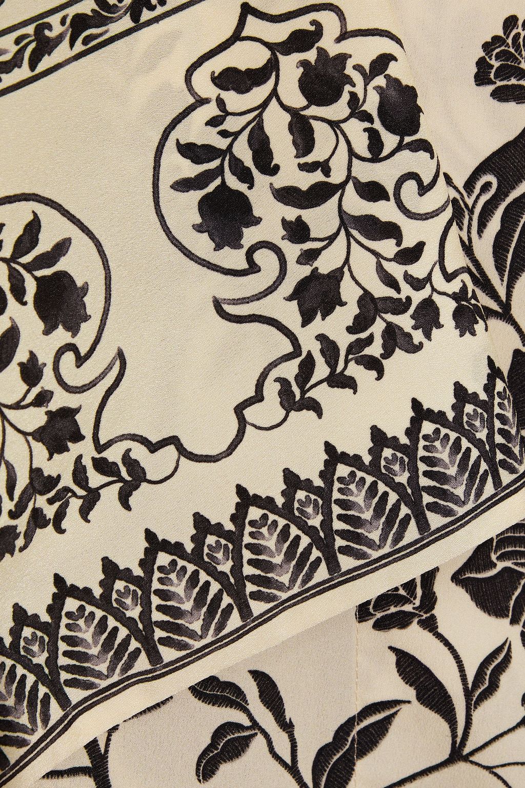 JOHANNA ORTIZ Two Seasons floral-print crepe kimono
