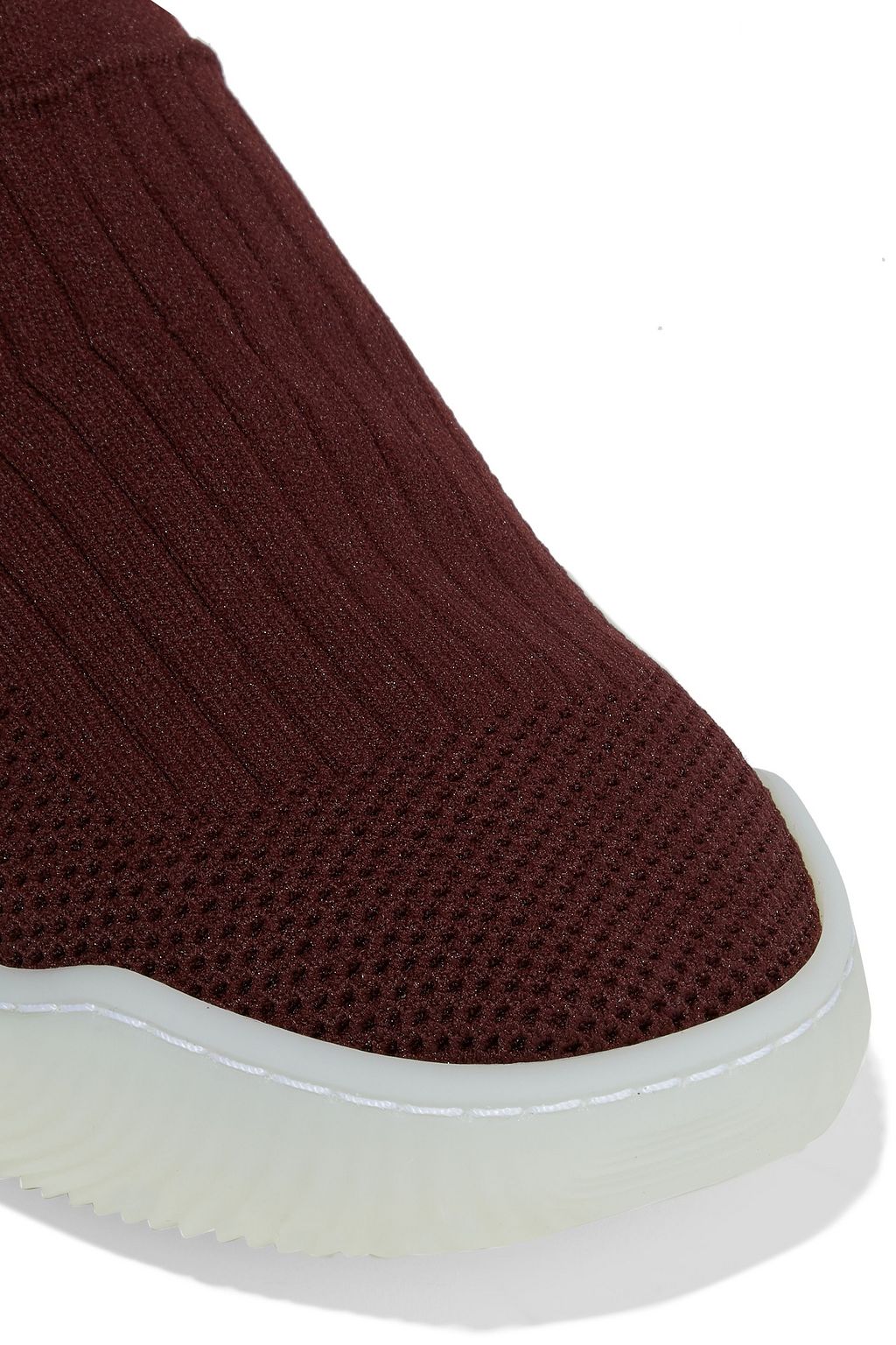 STELLA MCCARTNEY Loop stretch-knit high-top sneakers