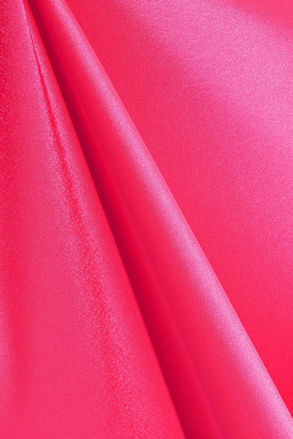 ALICE + OLIVIA Maeve satin-crepe midi skirt
