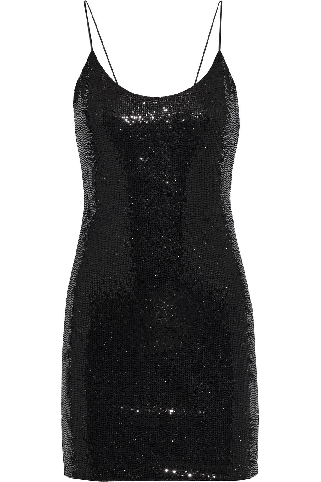 Black Nelle sequined stretch-tulle mini dress | Sale up to 70% off ...