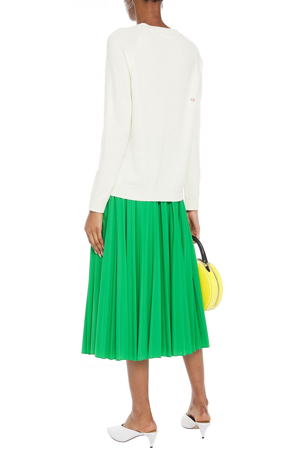 CHINTI & PARKER Intarsia wool and cashmere-blend sweater