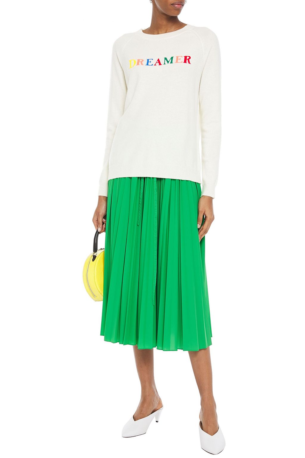 CHINTI & PARKER Intarsia wool and cashmere-blend sweater