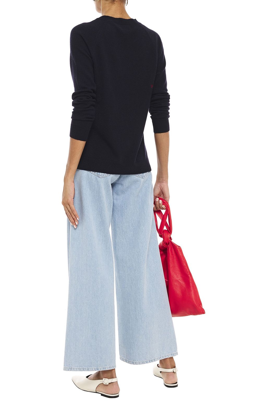CHINTI & PARKER Intarsia wool and cashmere-blend sweater