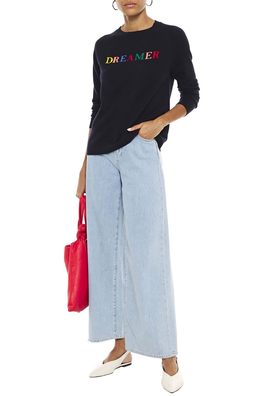 CHINTI & PARKER Intarsia wool and cashmere-blend sweater